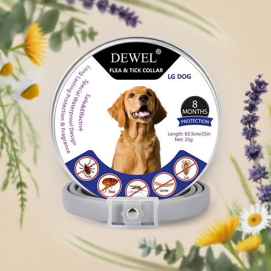 DEWEL™ Natural Flea & Tick Collar for Dogs