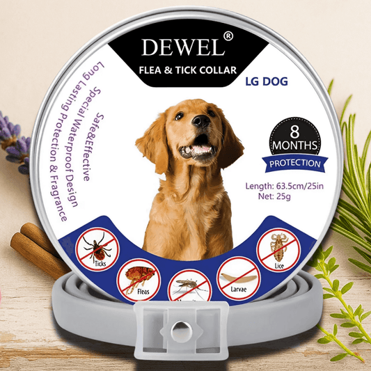 DEWEL™ Flea and Tick Prevention Collar for Dogs