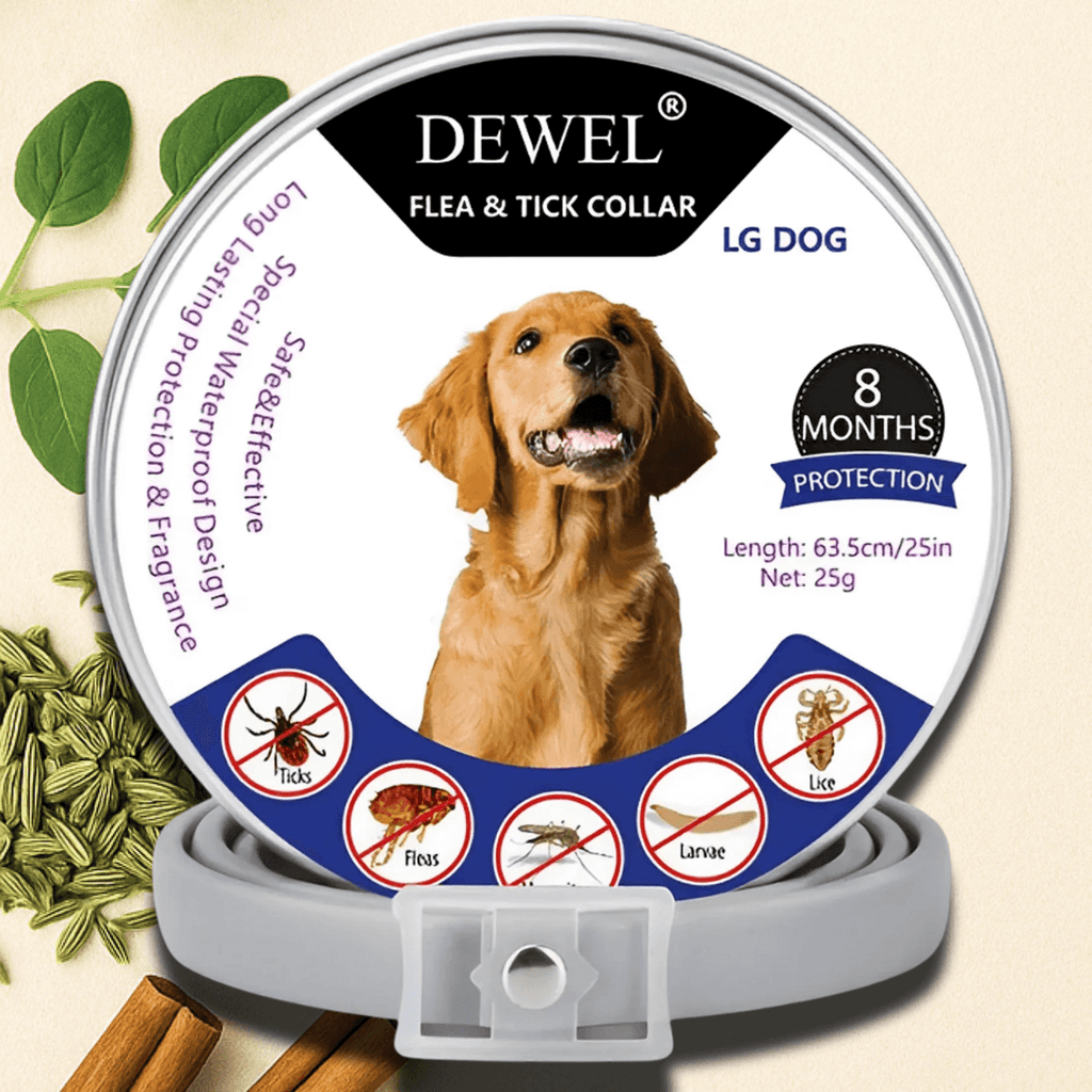 DEWEL™ Collar — DEWEL™ 8-Month Flea & Tick Collar for Dogs