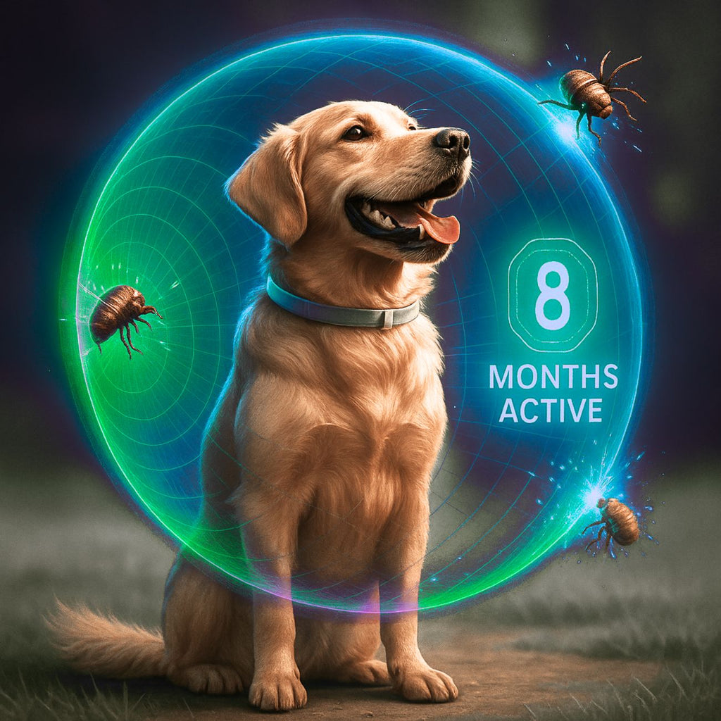 Flea & Tick Collar for Dogs (8-Month Natural Protection) — DEWEL™